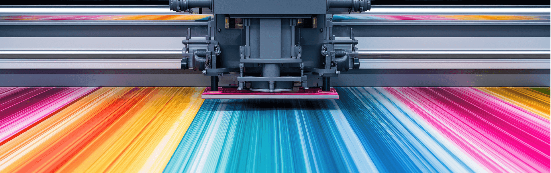 printing head with colours